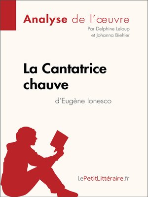 cover image of La Cantatrice chauve d'Eugène Ionesco (Analyse de l'oeuvre)